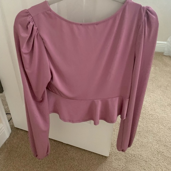 Purple Long Sleeve Top - Picture 2 of 3